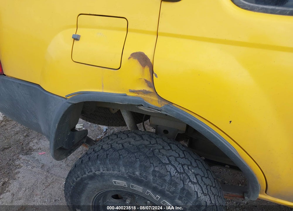 2001 NISSAN XTERRA SE VIN: 5N1ED28Y31C533276