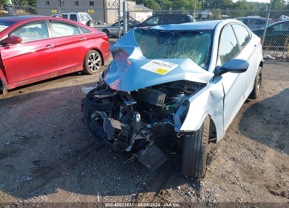 2013 HYUNDAI ACCENT GLS VIN: KMHCT4AE6DU343539