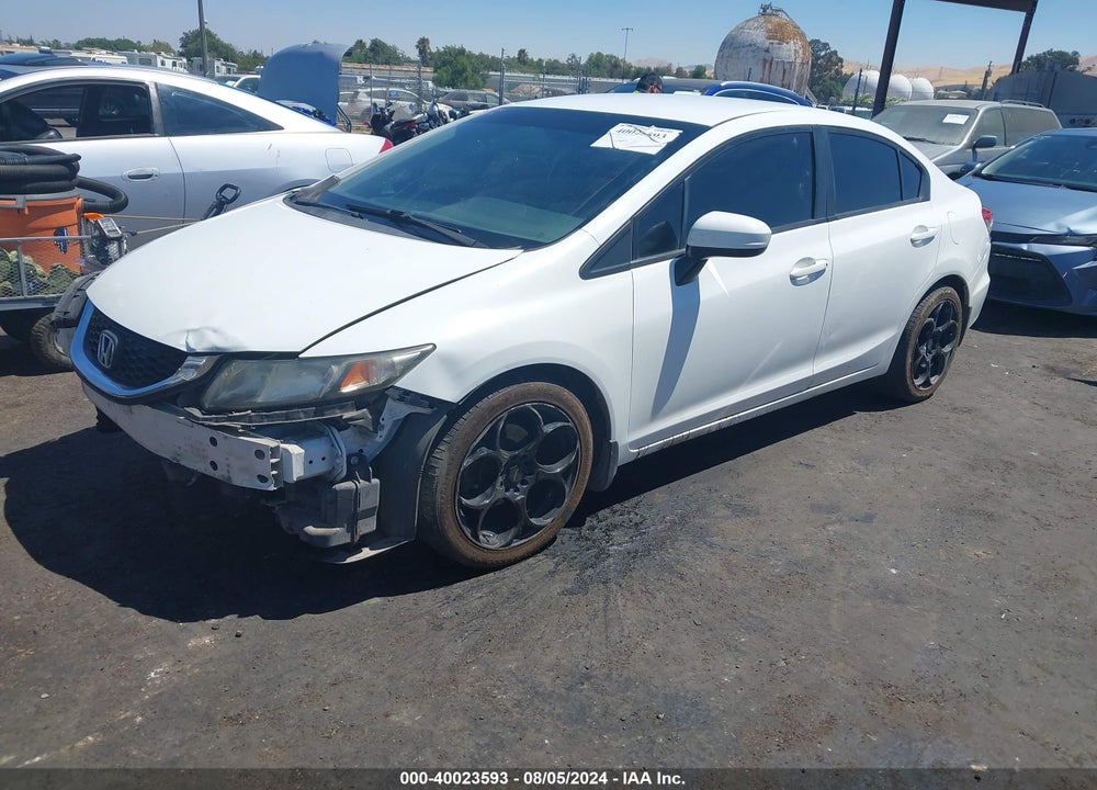 2014 HONDA CIVIC LX VIN: 19XFB2F52EE268016
