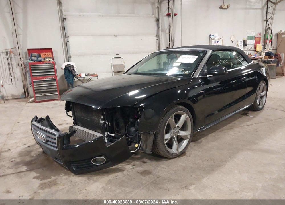 2012 AUDI A5 2.0T PREMIUM VIN: WAUWFAFH4CN008313