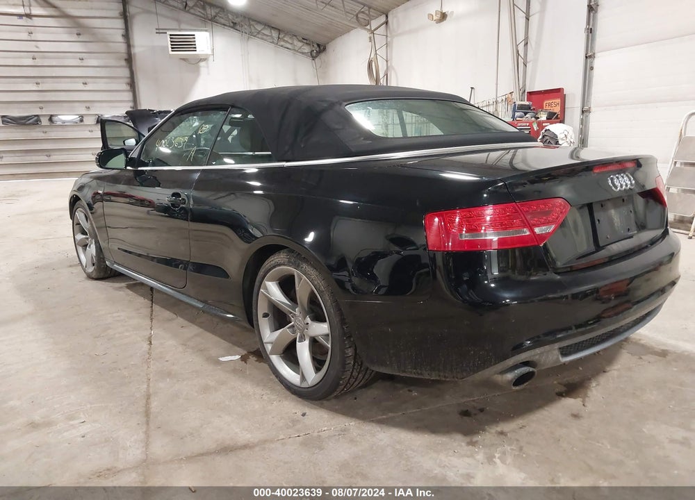 2012 AUDI A5 2.0T PREMIUM VIN: WAUWFAFH4CN008313