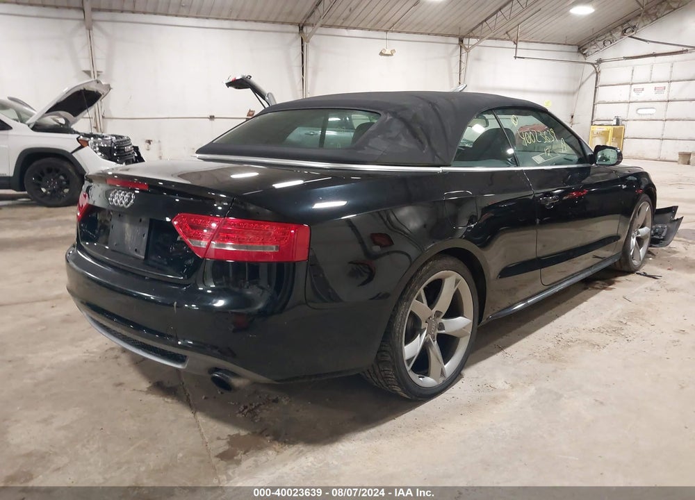 2012 AUDI A5 2.0T PREMIUM VIN: WAUWFAFH4CN008313