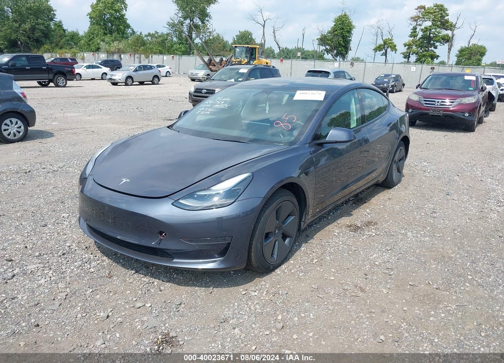 2022 TESLA MODEL 3 REAR-WHEEL DRIVE VIN: 5YJ3E1EA6NF118214