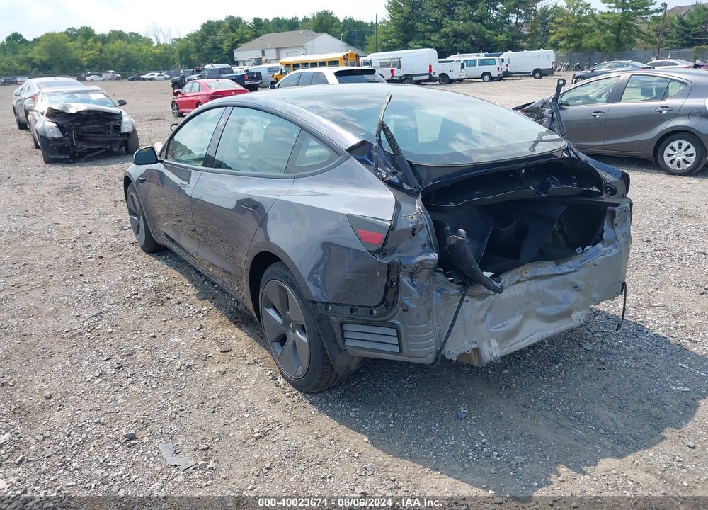 2022 TESLA MODEL 3 REAR-WHEEL DRIVE VIN: 5YJ3E1EA6NF118214