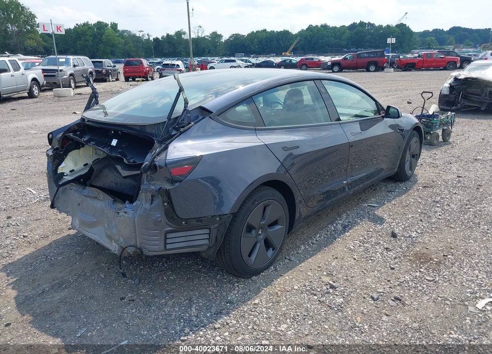 2022 TESLA MODEL 3 REAR-WHEEL DRIVE VIN: 5YJ3E1EA6NF118214