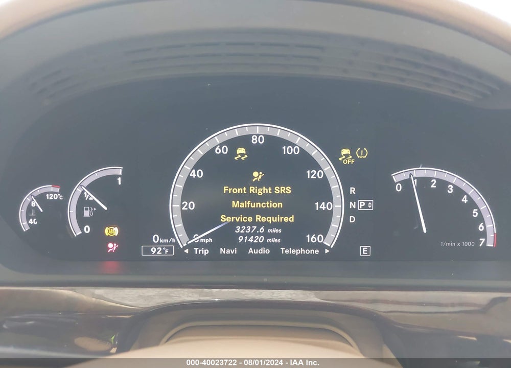 2013 MERCEDES-BENZ S 550 4MATIC VIN: WDDNG9EB0DA524576