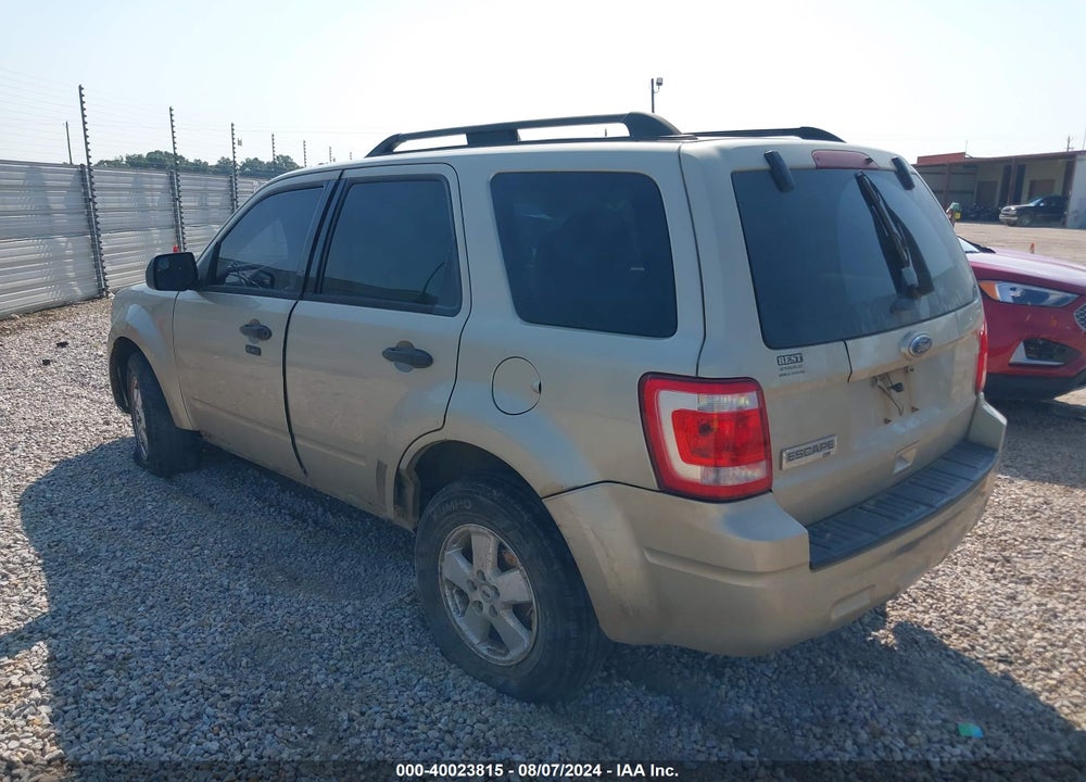 2011 FORD ESCAPE XLT VIN: 1FMCU0D76BKB71623