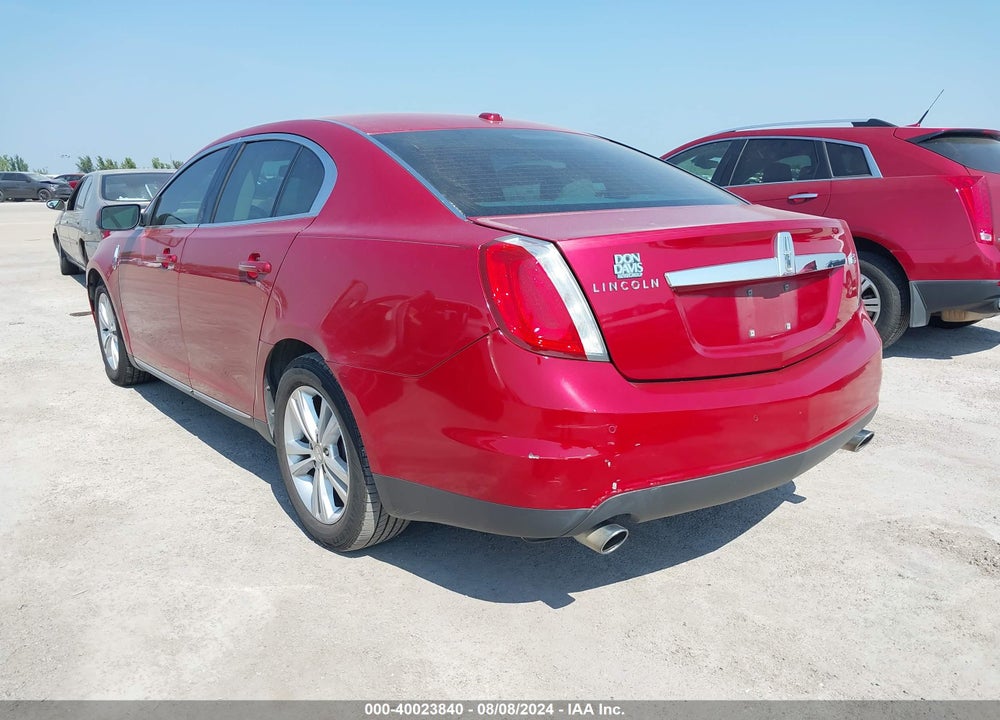 2009 LINCOLN MKS VIN: 1LNHM93RX9G611546