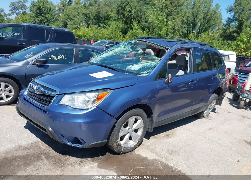 2015 SUBARU FORESTER 2.5I PREMIUM VIN: JF2SJADC7FH836237