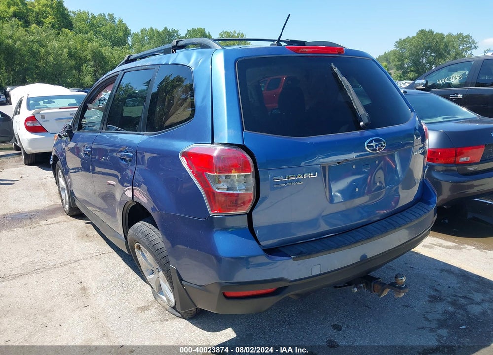 2015 SUBARU FORESTER 2.5I PREMIUM VIN: JF2SJADC7FH836237