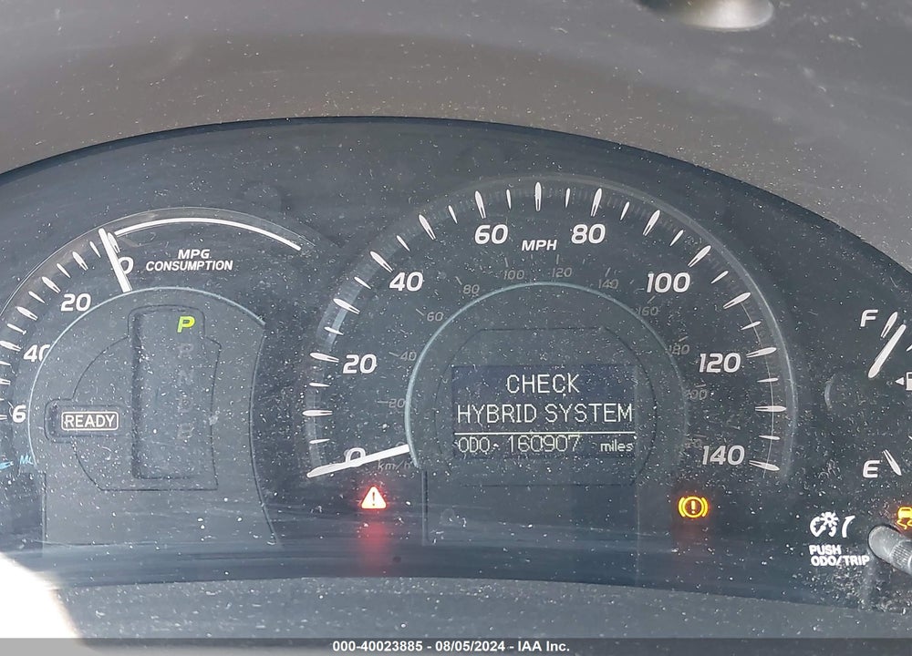 2007 TOYOTA CAMRY HYBRID VIN: 4T1BB46K97U026730