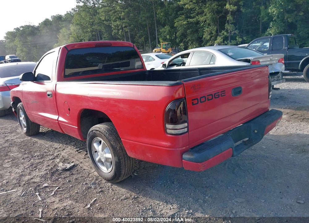 1999 DODGE DAKOTA SPORT VIN: 1B7FL26P7XS248777