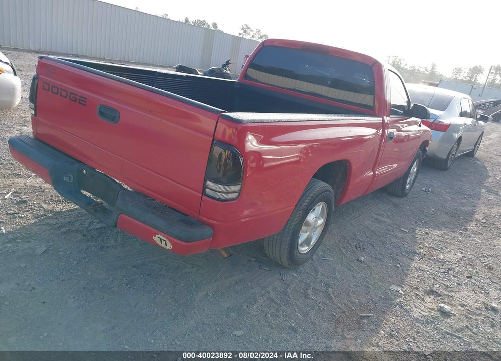 1999 DODGE DAKOTA SPORT VIN: 1B7FL26P7XS248777