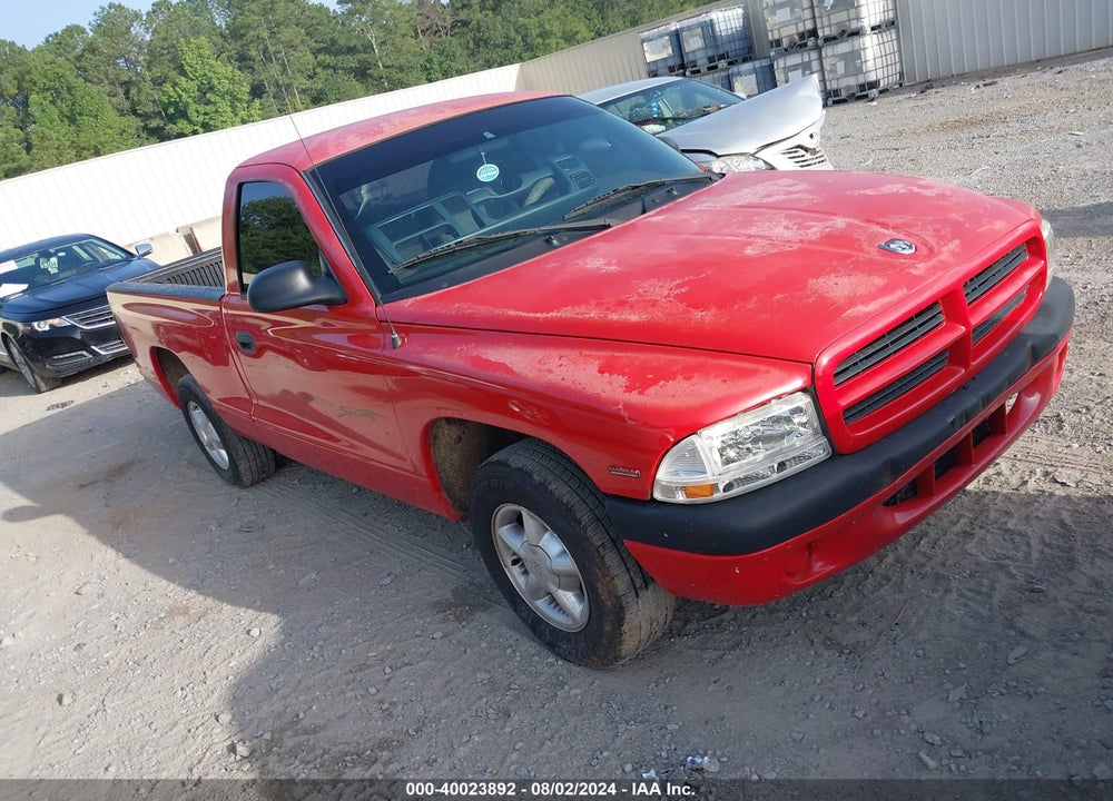 1999 DODGE DAKOTA SPORT VIN: 1B7FL26P7XS248777