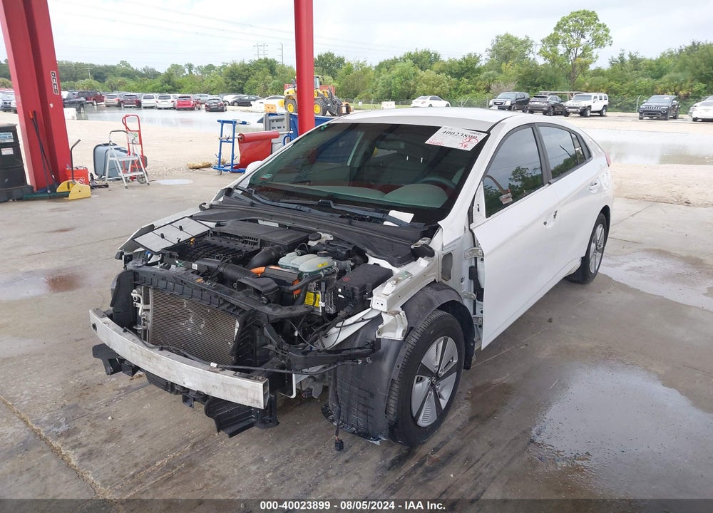 2017 HYUNDAI IONIQ HYBRID BLUE VIN: KMHC65LC0HU044935