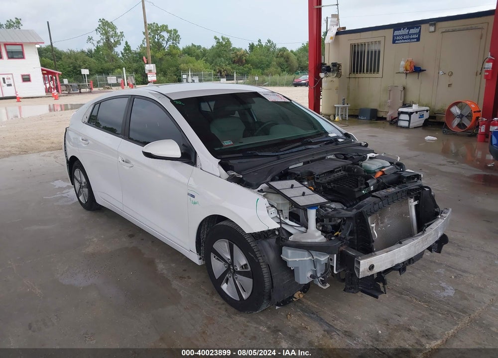 2017 HYUNDAI IONIQ HYBRID BLUE VIN: KMHC65LC0HU044935