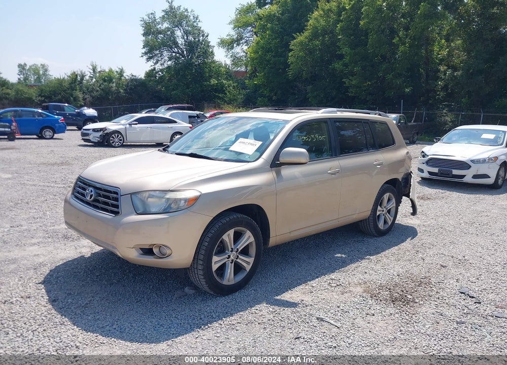 2009 TOYOTA HIGHLANDER SPORT VIN: JTEES43A292136039