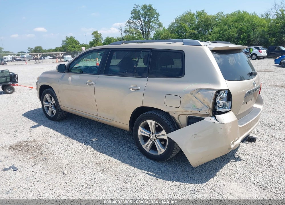 2009 TOYOTA HIGHLANDER SPORT VIN: JTEES43A292136039
