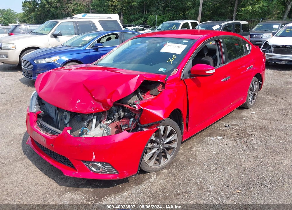2016 NISSAN SENTRA SR VIN: 3N1AB7AP3GY291986