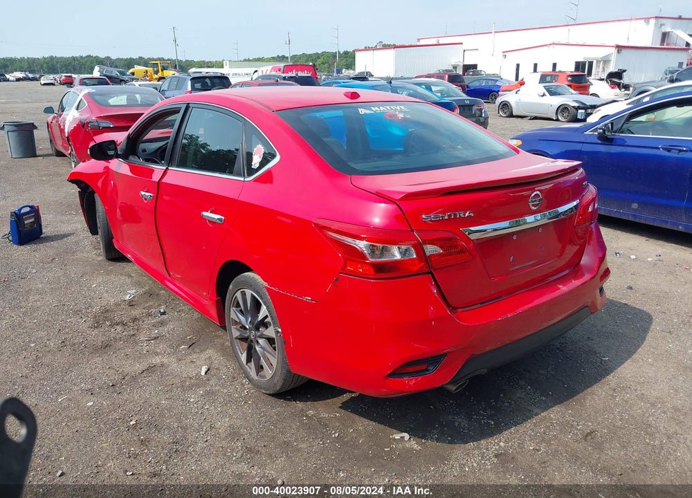 2016 NISSAN SENTRA SR VIN: 3N1AB7AP3GY291986