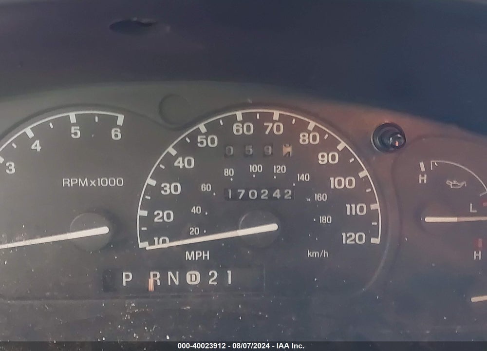 1998 FORD RANGER SPLASH/XL/XLT VIN: 1FTZR15X2WPA51749