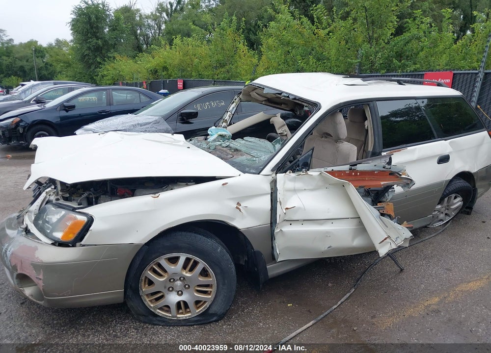 2002 SUBARU OUTBACK VIN: 4S3BH675X27655850