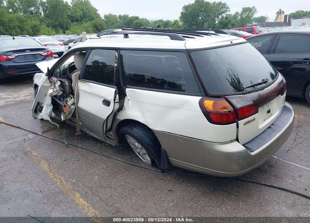 2002 SUBARU OUTBACK VIN: 4S3BH675X27655850