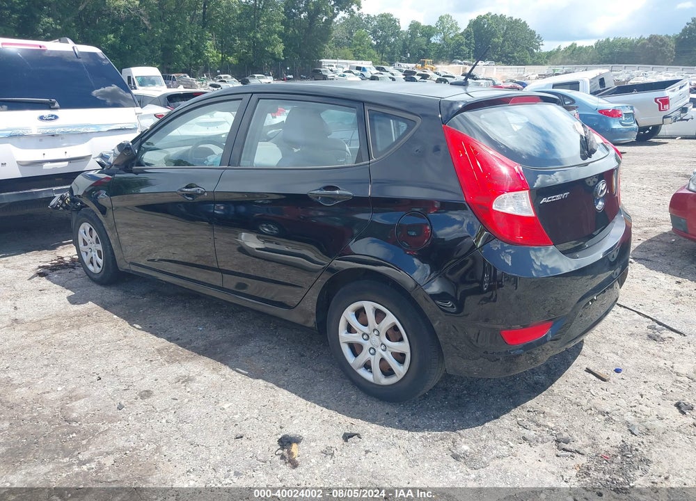 2012 HYUNDAI ACCENT GS VIN: KMHCT5AE6CU004803