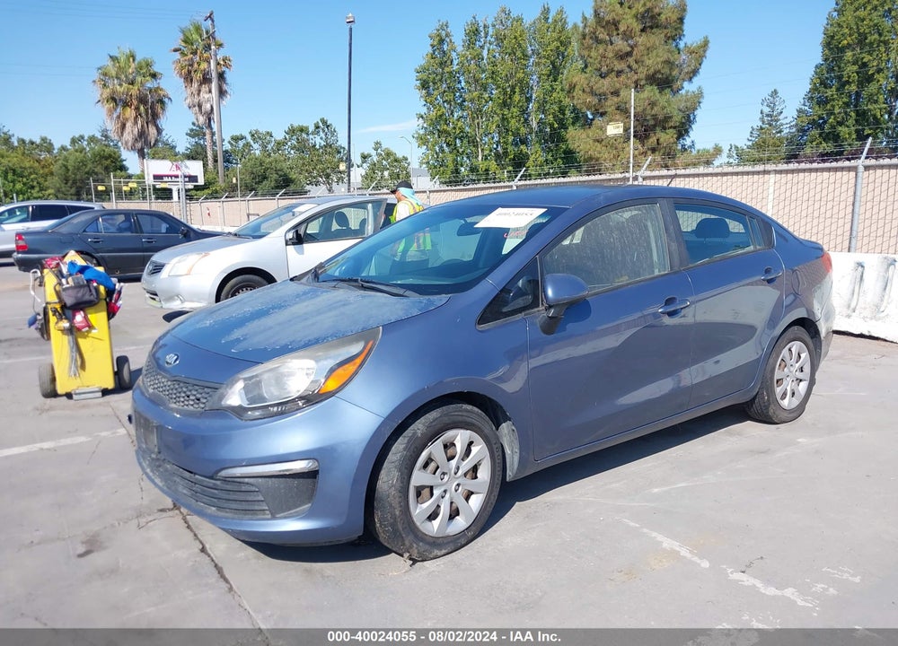 2016 KIA RIO LX VIN: KNADM4A38G6573528
