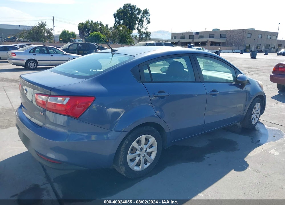 2016 KIA RIO LX VIN: KNADM4A38G6573528