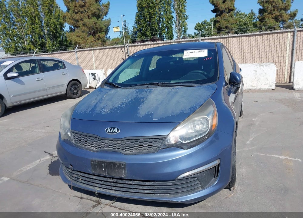 2016 KIA RIO LX VIN: KNADM4A38G6573528