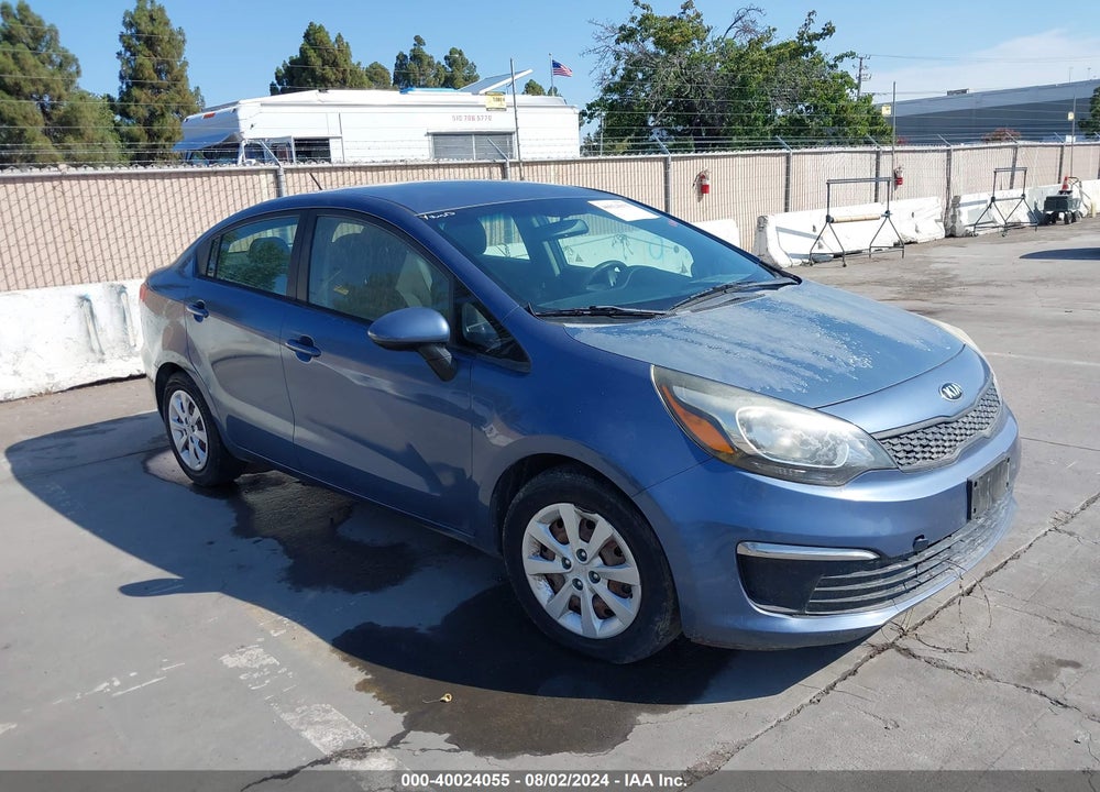 2016 KIA RIO LX VIN: KNADM4A38G6573528