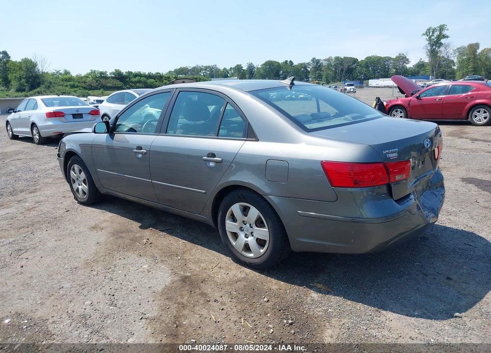 2009 HYUNDAI SONATA GLS VIN: 5NPET46CX9H432083