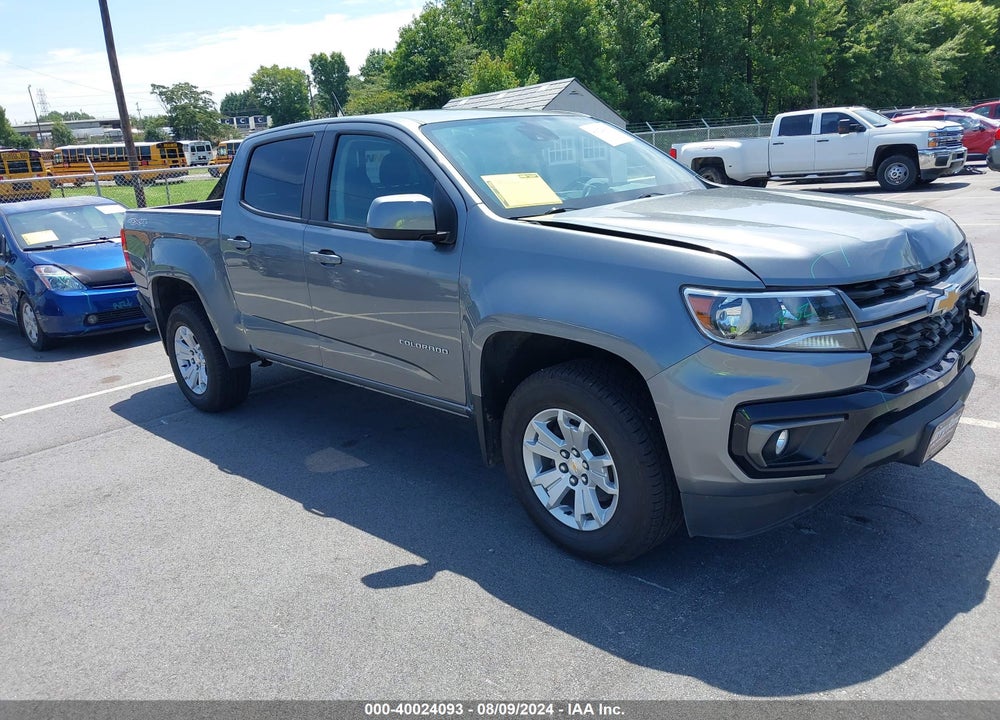 2022 CHEVROLET COLORADO 4WD SHORT BOX LT VIN: 1GCGTCENXN1172646