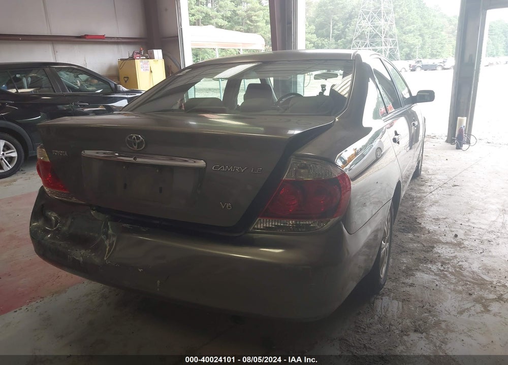 2005 TOYOTA CAMRY LE V6 VIN: 4T1BF30K95U605026