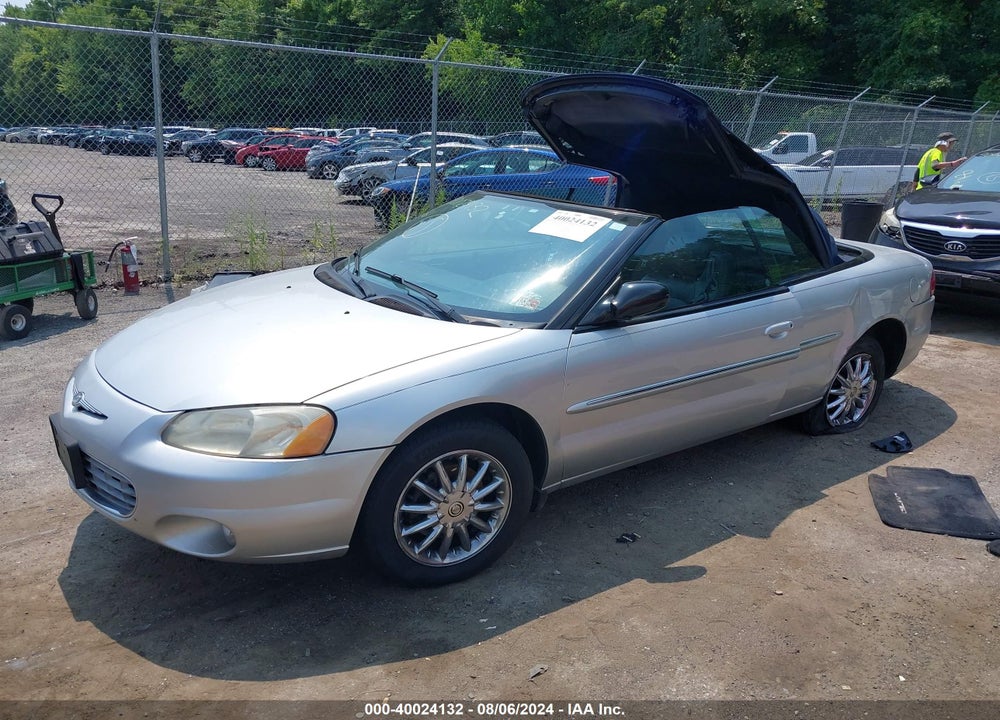 2002 CHRYSLER SEBRING LIMITED VIN: 1C3EL65R52N352699