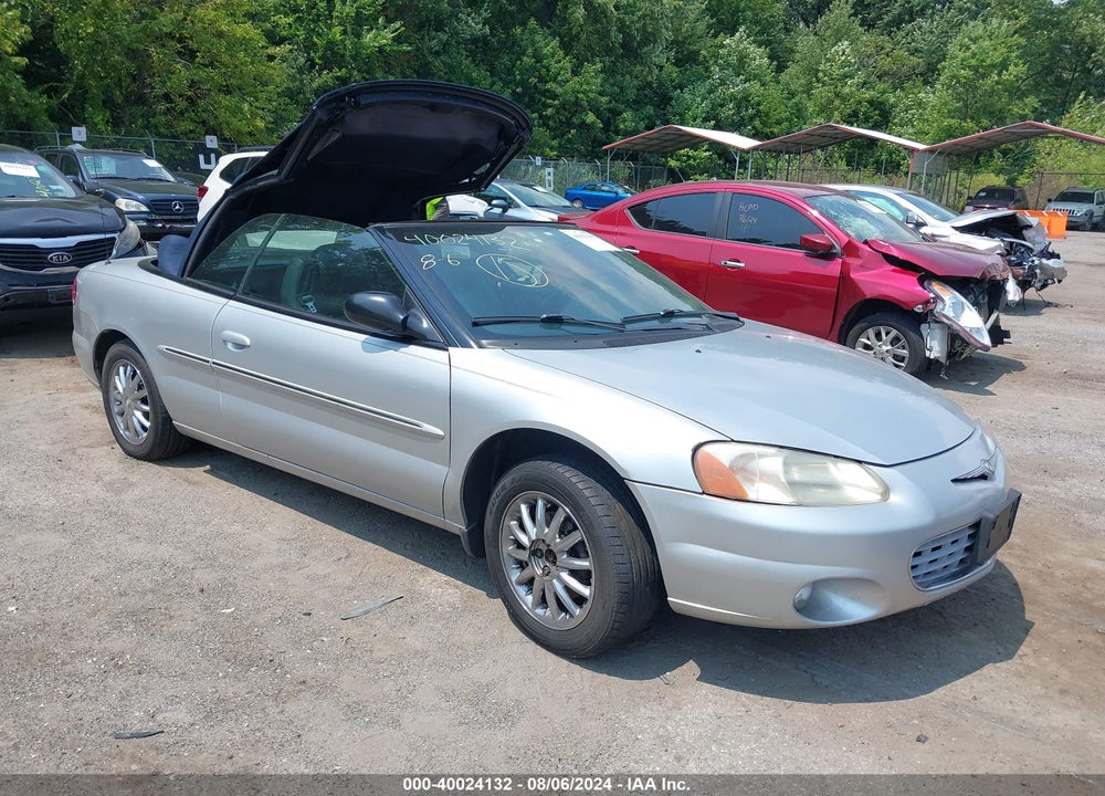 2002 CHRYSLER SEBRING LIMITED VIN: 1C3EL65R52N352699