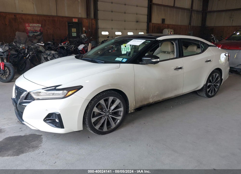 2022 NISSAN MAXIMA PLATINUM XTRONIC CVT VIN: 1N4AA6FV5NC503669