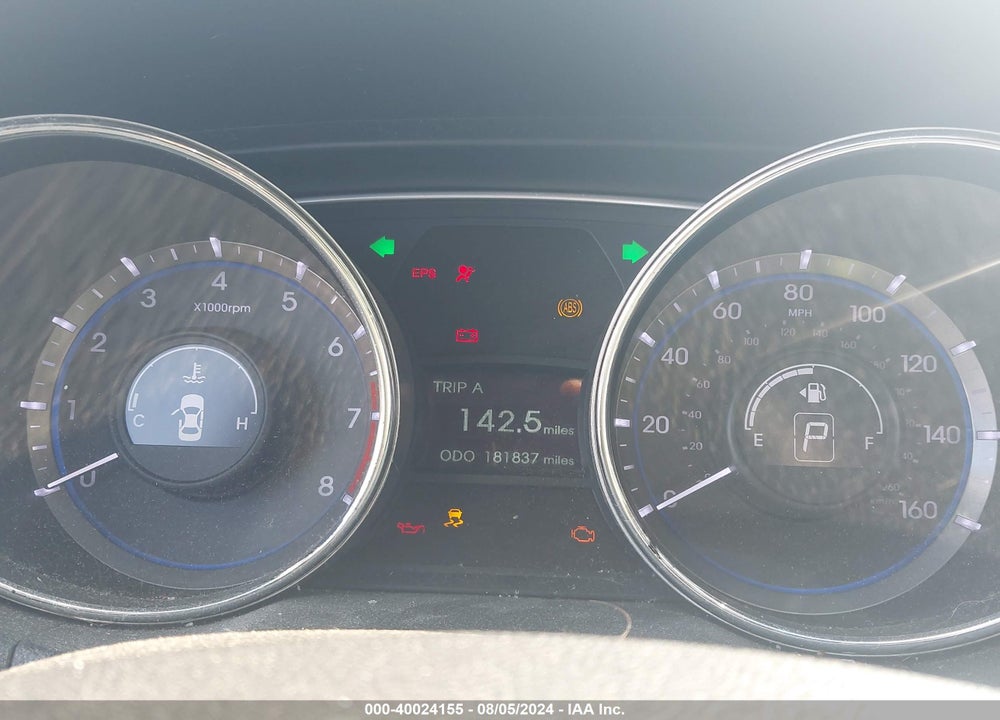 2013 HYUNDAI SONATA VIN: 5NPEB4AC6DH729662