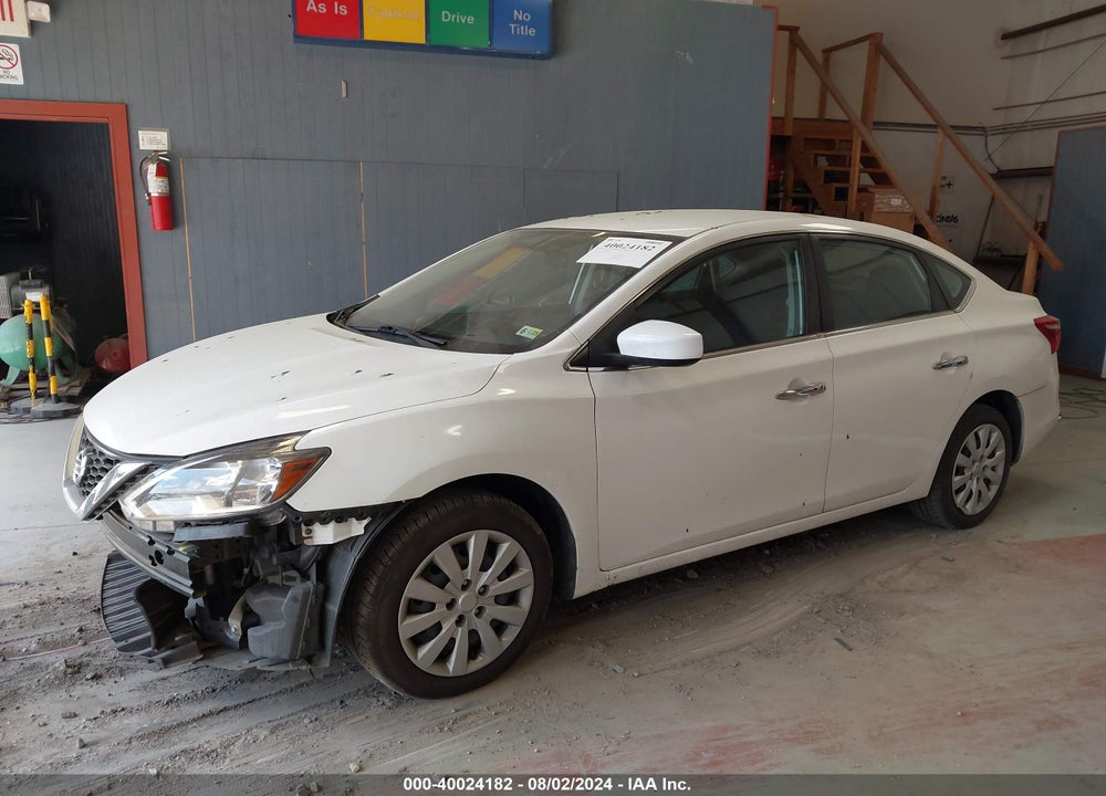 2017 NISSAN SENTRA SV VIN: 3N1AB7AP4HY347435
