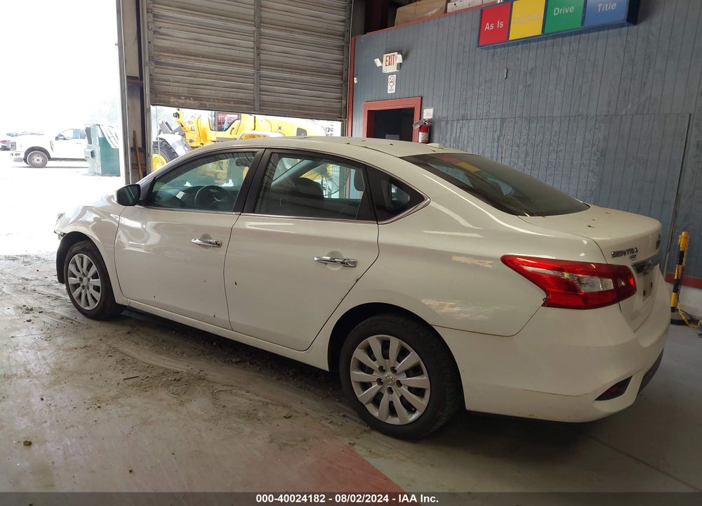 2017 NISSAN SENTRA SV VIN: 3N1AB7AP4HY347435