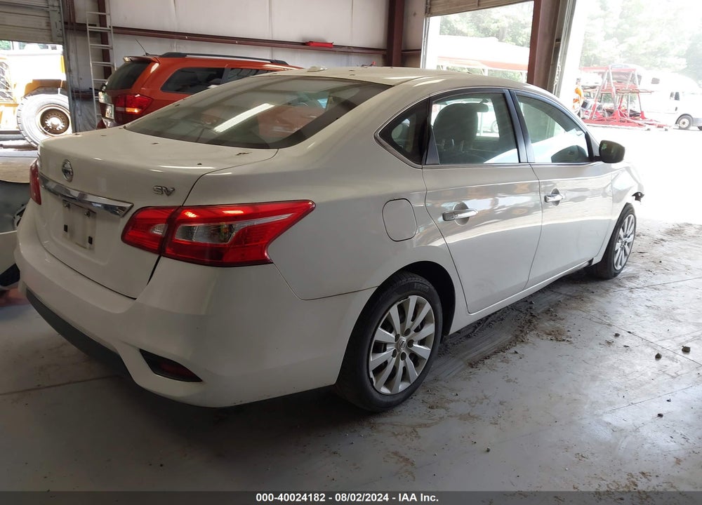 2017 NISSAN SENTRA SV VIN: 3N1AB7AP4HY347435