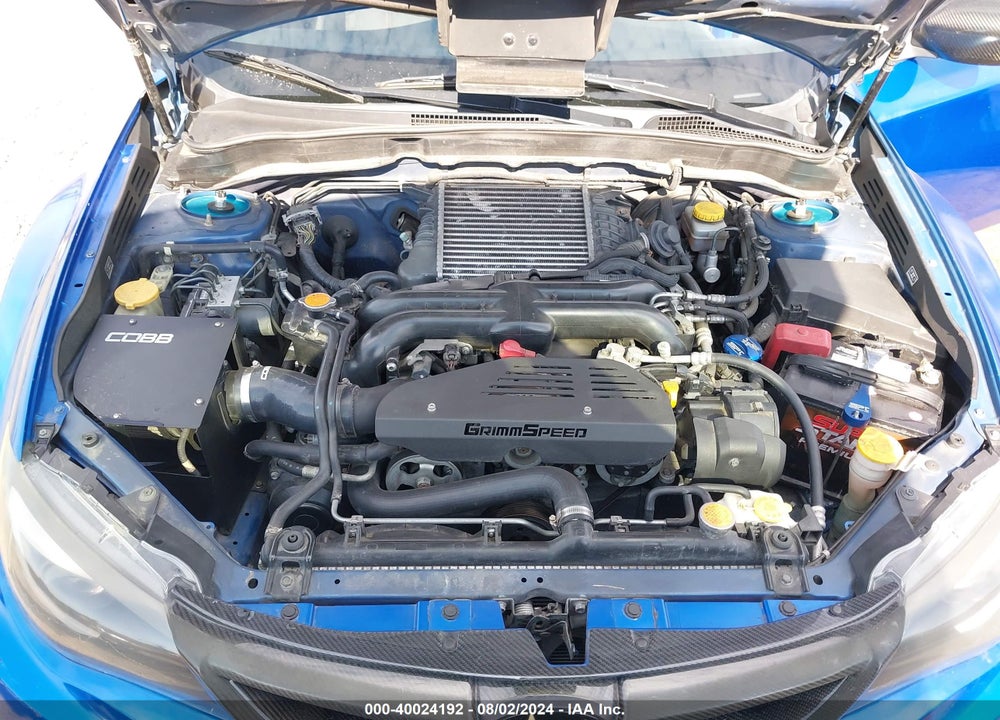 2012 SUBARU IMPREZA WRX VIN: JF1GV7E63CG009654