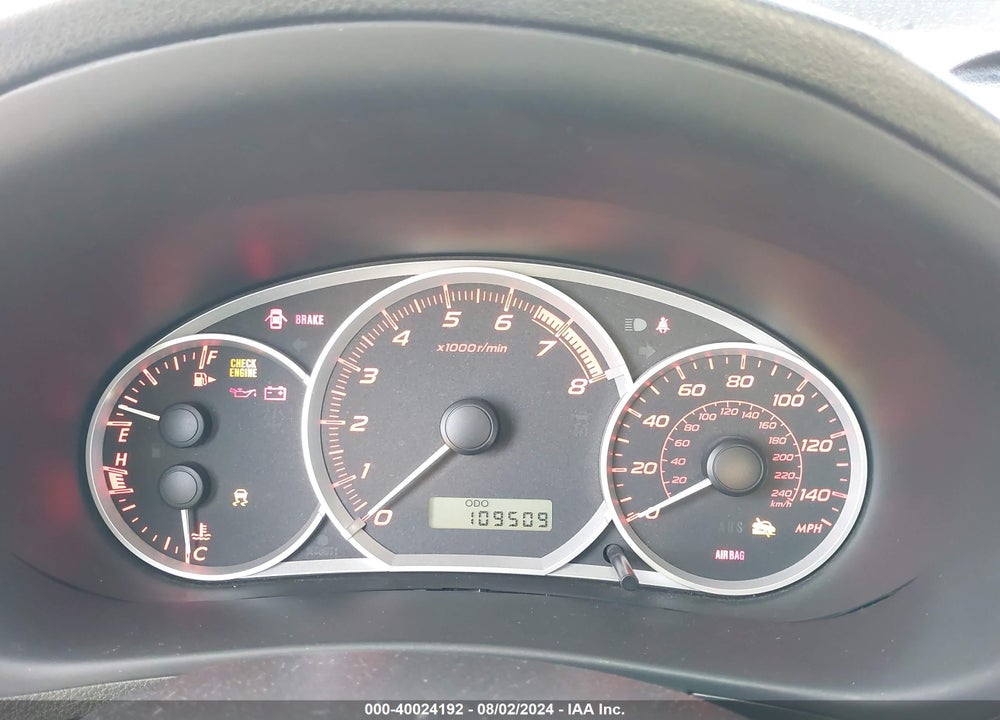 2012 SUBARU IMPREZA WRX VIN: JF1GV7E63CG009654