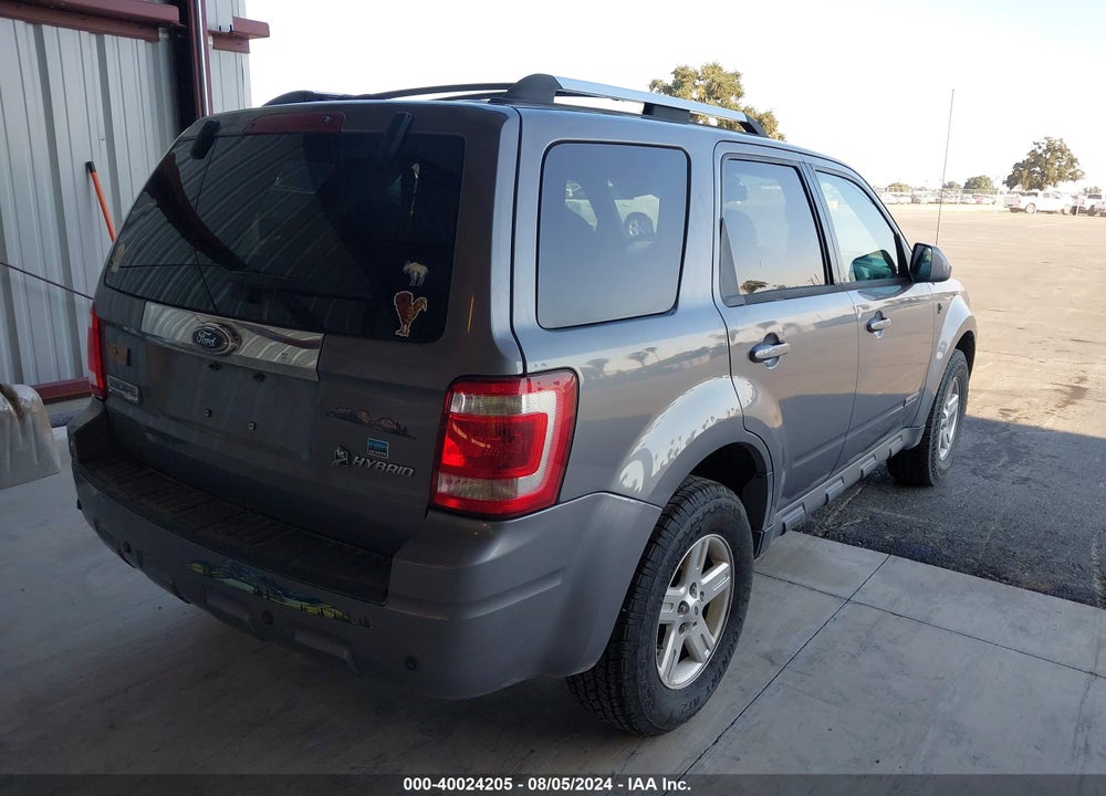 2008 FORD ESCAPE HYBRID VIN: 1FMCU59H98KA67960
