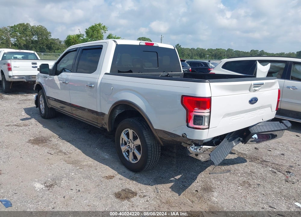 2018 FORD F150 SUPERCREW VIN: 1FTFW1C1XJFD73189