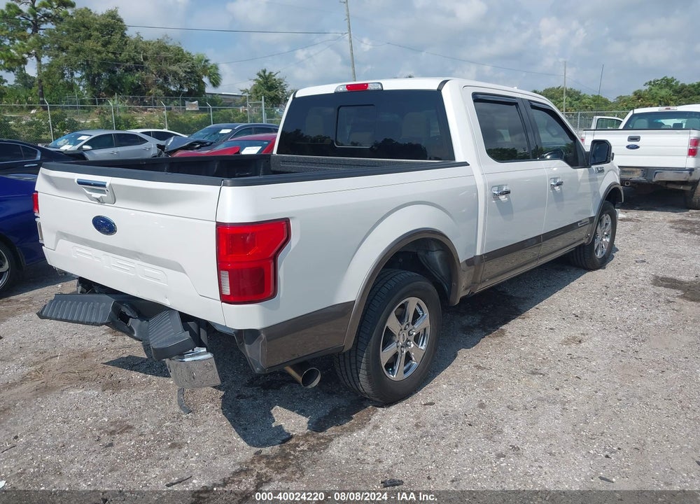 2018 FORD F150 SUPERCREW VIN: 1FTFW1C1XJFD73189