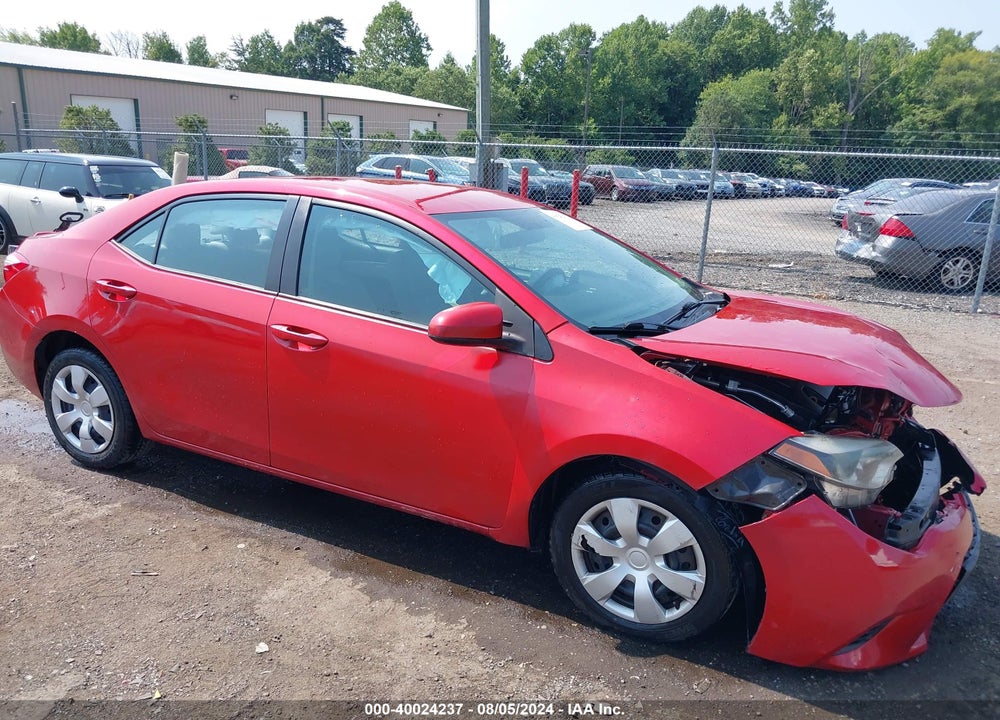 2014 TOYOTA COROLLA LE VIN: 2T1BURHE1EC125300