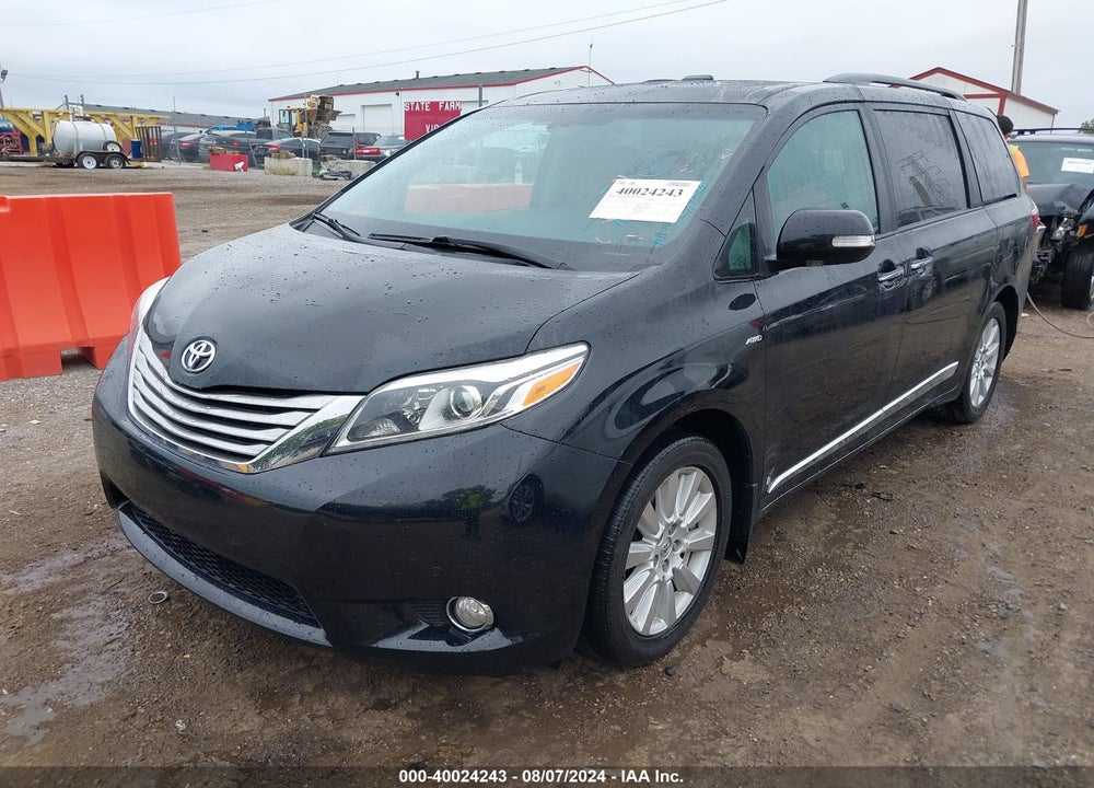 2017 TOYOTA SIENNA LIMITED PREMIUM 7 PASSENGER VIN: 5TDDZ3DC5HS180730