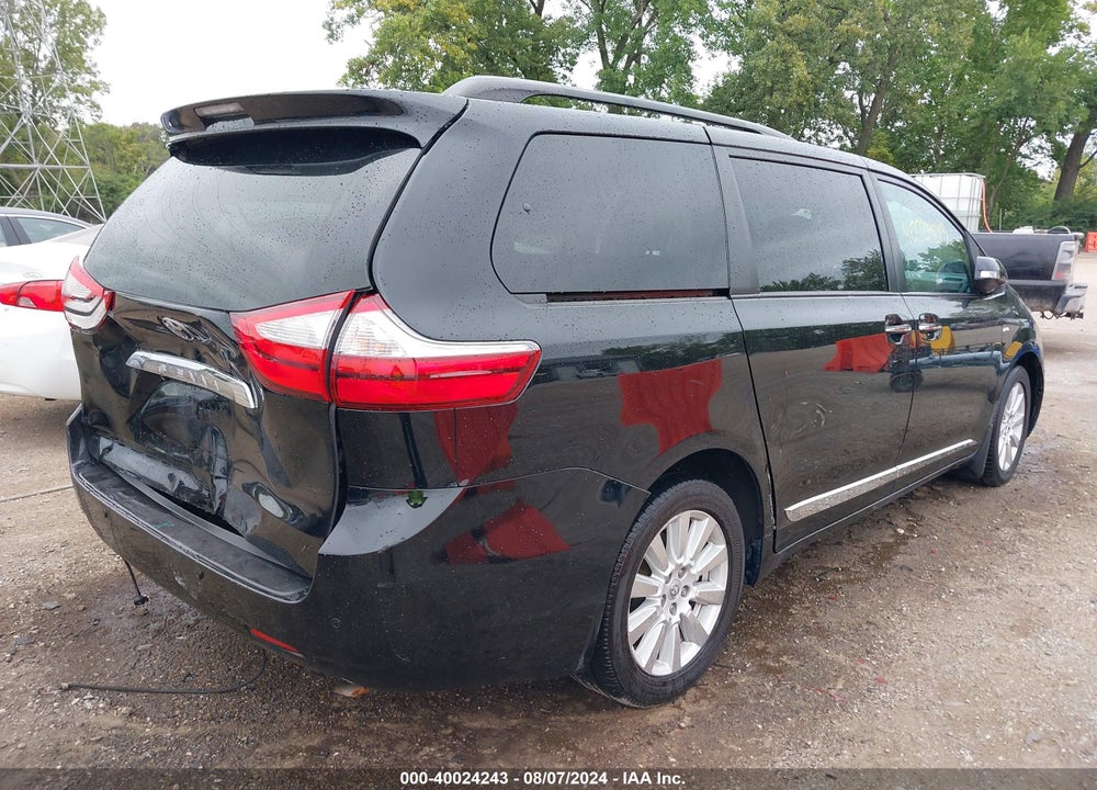 2017 TOYOTA SIENNA LIMITED PREMIUM 7 PASSENGER VIN: 5TDDZ3DC5HS180730